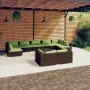 Gartenmöbel-Set 10-teilig und Kissen aus braunem Kunst-Rattan. von , Gartensets - Ref: Foro24-3102068, Preis: 1,00 €, Rabatt: %