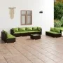 Gartenmöbel-Set, 9-teilig, mit braunen Kunststoff-Rattan-Kissen. von , Gartensets - Ref: Foro24-3102260, Preis: 1,00 €, Rabat...