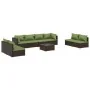 Garden furniture set 9 pieces with brown synthetic rattan cushions by , Garden sets - Ref: Foro24-3102260, Price: 1,00 €, Dis...