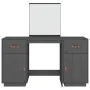 Dresser with solid pine wood mirror in gray. by , Bedroom Dressers - Ref: Foro24-3107836, Price: 243,52 €, Discount: %