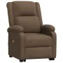 Sillón de masaje elevable de tela marrón de , Sillones de masaje eléctricos - Ref: Foro24-3110980, Precio: 323,11 €, Descuent...