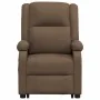 Sillón de masaje elevable de tela marrón de , Sillones de masaje eléctricos - Ref: Foro24-3110980, Precio: 323,11 €, Descuent...