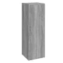 TV furniture set 8 pieces gray Sonoma plywood by , TV Furniture - Ref: Foro24-3114236, Price: 341,83 €, Discount: %