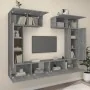 TV-Möbel-Set, 6-teilig, aus grauem Sonoma-Sperrholz. von , TV-Möbel - Ref: Foro24-3114468, Preis: 235,16 €, Rabatt: %