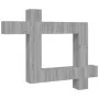 TV furniture set 9 pieces gray Sonoma plywood by , TV Furniture - Ref: Foro24-3114660, Price: 356,16 €, Discount: %