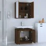 Badezimmermöbel-Set, 2-teilig, aus brauner Eichen-Ingenieurholz. von , Badezimmermöbel - Ref: Foro24-3115867, Preis: 120,50 €...