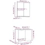 Badezimmermöbel-Set, 2-teilig, aus brauner Eichen-Ingenieurholz. von , Badezimmermöbel - Ref: Foro24-3115867, Preis: 120,50 €...