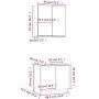 Set de muebles de baño 2 pzas madera de ingeniería marrón roble de , Muebles de baño - Ref: Foro24-3115867, Precio: 120,50 €,...