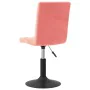 Drehstühle für Esszimmer, 2 Stück in rosa Samt. von , Essstühle - Ref: Foro24-335746, Preis: 103,14 €, Rabatt: %
