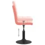 Drehstühle für Esszimmer, 2 Stück in rosa Samt. von , Essstühle - Ref: Foro24-335746, Preis: 103,14 €, Rabatt: %