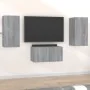 TV-Möbel-Set, 3-teilig, aus grauem Sonoma-Sperrholz. von , TV-Möbel - Ref: Foro24-3120231, Preis: 93,36 €, Rabatt: %