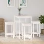 Bar-Set aus 5 Teilen aus massivem Kiefernholz in Weiß. von , Möbelsets für Küchen und Esszimmer - Ref: Foro24-3124738, Preis:...