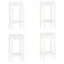 Bar-Set aus 5 Teilen aus massivem Kiefernholz in Weiß. von , Möbelsets für Küchen und Esszimmer - Ref: Foro24-3124738, Preis:...