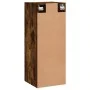 Engineered smoked oak wood wall cabinet 34.5x34x90 cm by , Sideboards - Ref: Foro24-834999, Price: 54,16 €, Discount: %