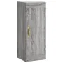 Engineered wood Sonoma gray wall cabinet 34.5x34x90 cm by , Sideboards - Ref: Foro24-835024, Price: 50,80 €, Discount: %