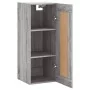 Engineered wood Sonoma gray wall cabinet 34.5x34x90 cm by , Sideboards - Ref: Foro24-835024, Price: 50,80 €, Discount: %