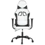 Gaming-Stuhl aus weißem und schwarzem Kunstleder von , Gaming-Stühle - Ref: Foro24-3143651, Preis: 118,35 €, Rabatt: %