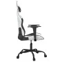 Silla gaming cuero sintético blanco y negro de , Sillones para videojuegos - Ref: Foro24-3143651, Precio: 118,35 €, Descuento: %