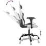 Gaming-Stuhl aus weißem und schwarzem Kunstleder von , Gaming-Stühle - Ref: Foro24-3143651, Preis: 118,35 €, Rabatt: %