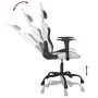Silla gaming cuero sintético blanco y negro de , Sillones para videojuegos - Ref: Foro24-3143651, Precio: 118,35 €, Descuento: %