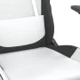 Gaming-Stuhl aus weißem und schwarzem Kunstleder von , Gaming-Stühle - Ref: Foro24-3143651, Preis: 118,35 €, Rabatt: %