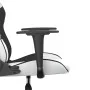 Silla gaming cuero sintético blanco y negro de , Sillones para videojuegos - Ref: Foro24-3143651, Precio: 118,35 €, Descuento: %