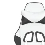 Silla gaming cuero sintético blanco y negro de , Sillones para videojuegos - Ref: Foro24-3143651, Precio: 118,35 €, Descuento: %