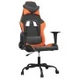 Gaming-Stuhl aus schwarzem und orangefarbenem Kunstleder von , Gaming-Stühle - Ref: Foro24-3143647, Preis: 107,31 €, Rabatt: %