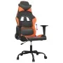 Silla gaming cuero sintético negro y naranja de , Sillones para videojuegos - Ref: Foro24-3143647, Precio: 108,11 €, Descuent...