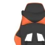 Gaming-Stuhl aus schwarzem und orangefarbenem Kunstleder von , Gaming-Stühle - Ref: Foro24-3143647, Preis: 107,31 €, Rabatt: %