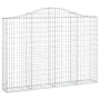 Wire mesh baskets 14 units in arch shape, iron, 200x30x140/160 cm. by , Pots and planters - Ref: Foro24-3145484, Price: 1,00 ...