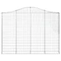 Wire mesh baskets 14 units in arch shape, iron, 200x30x140/160 cm. by , Pots and planters - Ref: Foro24-3145484, Price: 1,00 ...