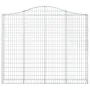 8 units of arched iron gabion baskets 200x30x160/180 cm by , Pots and planters - Ref: Foro24-3145499, Price: 1,00 €, Discount: %