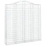 Gabion baskets 8 units arch shape iron 200x30x200/220 cm by , Pots and planters - Ref: Foro24-3145541, Price: 980,17 €, Disco...