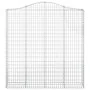 Gabion baskets 8 units arch shape iron 200x30x200/220 cm by , Pots and planters - Ref: Foro24-3145541, Price: 980,17 €, Disco...