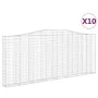 Gabionenkörbe 10 Stück Bogenform Eisen 400x30x160/180cm von , Töpfe und Pflanzgefäße - Ref: Foro24-3145873, Preis: 1,00 €, Ra...