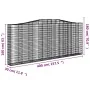 Gabionenkörbe 10 Stück Bogenform Eisen 400x30x160/180cm von , Töpfe und Pflanzgefäße - Ref: Foro24-3145873, Preis: 1,00 €, Ra...