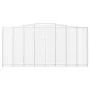 Gabion baskets 8 units arch shape iron 400x30x180/200 cm by , Pots and planters - Ref: Foro24-3145884, Price: 1,00 €, Discoun...