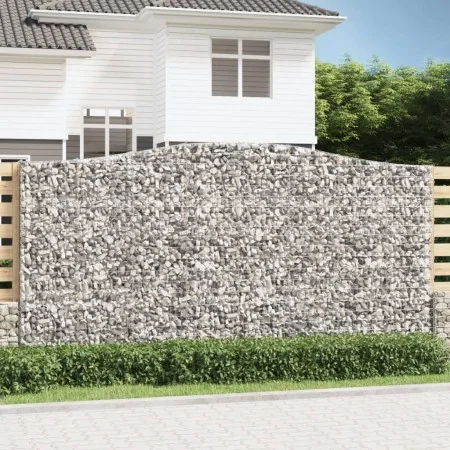 Cestas de gaviones 3 uds forma de arco hierro 400x30x200/220 cm de , Maceteros y jardineras - Ref: Foro24-3145892, Precio: 73...