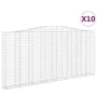 Gabionenkörbe 10 Stück Bogenform Eisen 400x30x180/200cm von , Töpfe und Pflanzgefäße - Ref: Foro24-3145886, Preis: 2,00 €, Ra...