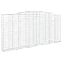 Gabionenkörbe 10 Stück Bogenform Eisen 400x30x180/200cm von , Töpfe und Pflanzgefäße - Ref: Foro24-3145886, Preis: 2,00 €, Ra...
