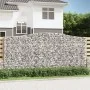 Gabion baskets 7 units, arched shape, iron, 400x50x180/200 cm by , Pots and planters - Ref: Foro24-3146013, Price: 1,00 €, Di...