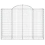 Wire mesh baskets 50 units in arch shape, iron, 200x50x140/160 cm by , Pots and planters - Ref: Foro24-3146381, Price: 4,00 €...