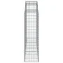 Wire mesh baskets 50 units in arch shape, iron, 200x50x140/160 cm by , Pots and planters - Ref: Foro24-3146381, Price: 4,00 €...