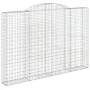 Cestas de gaviones 3 uds forma de arco hierro 300x30x200/220 cm de , Maceteros y jardineras - Ref: Foro24-3146612, Precio: 62...