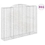 Gabionenkörbe 11 Stück Bogenform Eisen 300x50x220/240cm von , Töpfe und Pflanzgefäße - Ref: Foro24-3146818, Preis: 2,00 €, Ra...