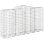Wire mesh baskets 20 units, arched shape, iron, 300x50x160/180 cm. by , Pots and planters - Ref: Foro24-3146769, Price: 2,00 ...