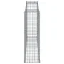 Wire mesh baskets 20 units, arched shape, iron, 300x50x160/180 cm. by , Pots and planters - Ref: Foro24-3146769, Price: 2,00 ...