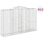 12 Stück Gabionenkörbe in Bogenform aus Eisen 300x50x180/200cm. von , Töpfe und Pflanzgefäße - Ref: Foro24-3146783, Preis: 2,...