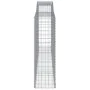 Gabion baskets 10 units, arched shape, iron, 400x50x160/180cm. by , Pots and planters - Ref: Foro24-3147043, Price: 2,00 €, D...